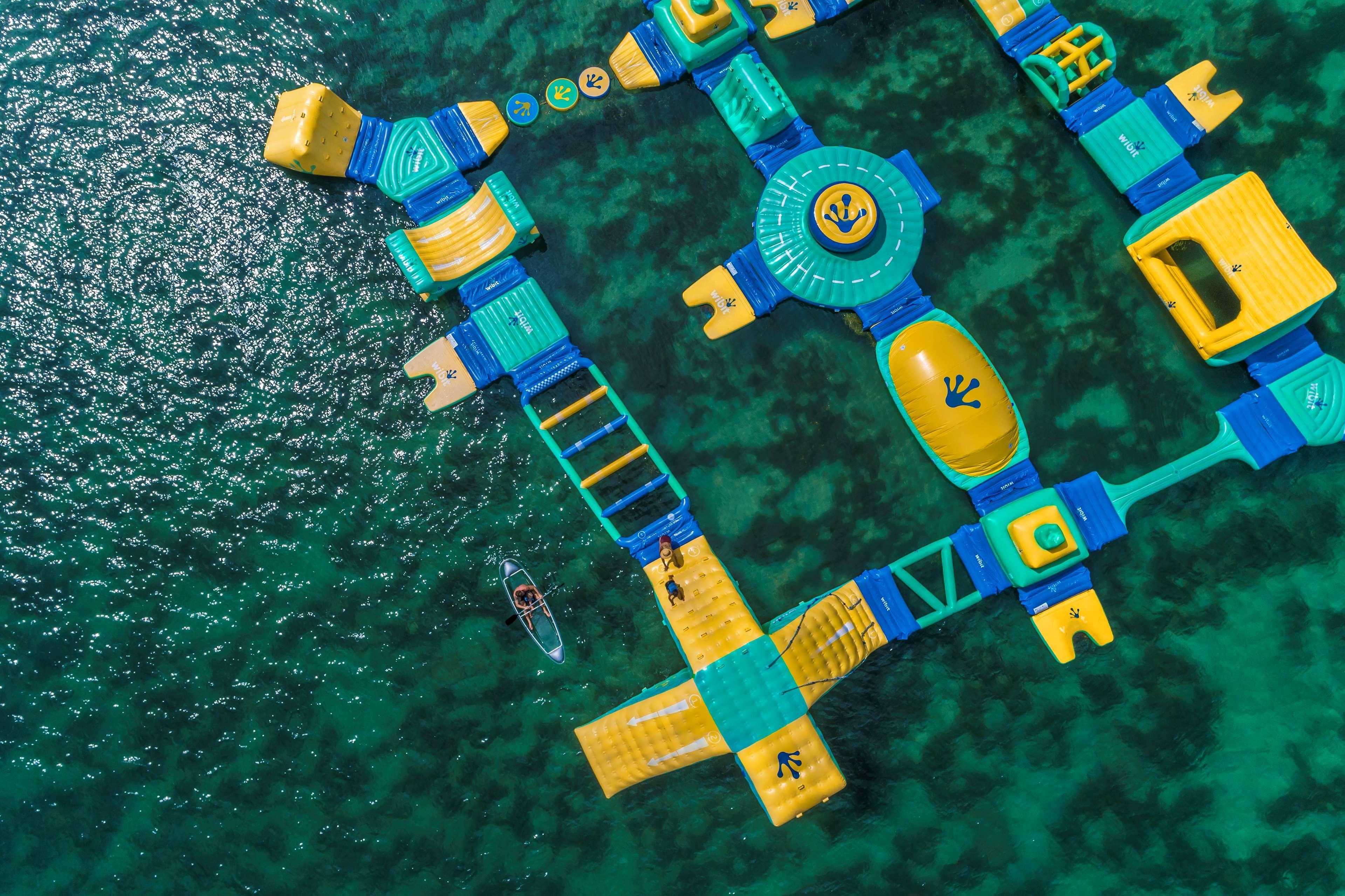 Shangri-La Yanuca Island, Fiji Voua Luaran gambar Aerial view of the water park